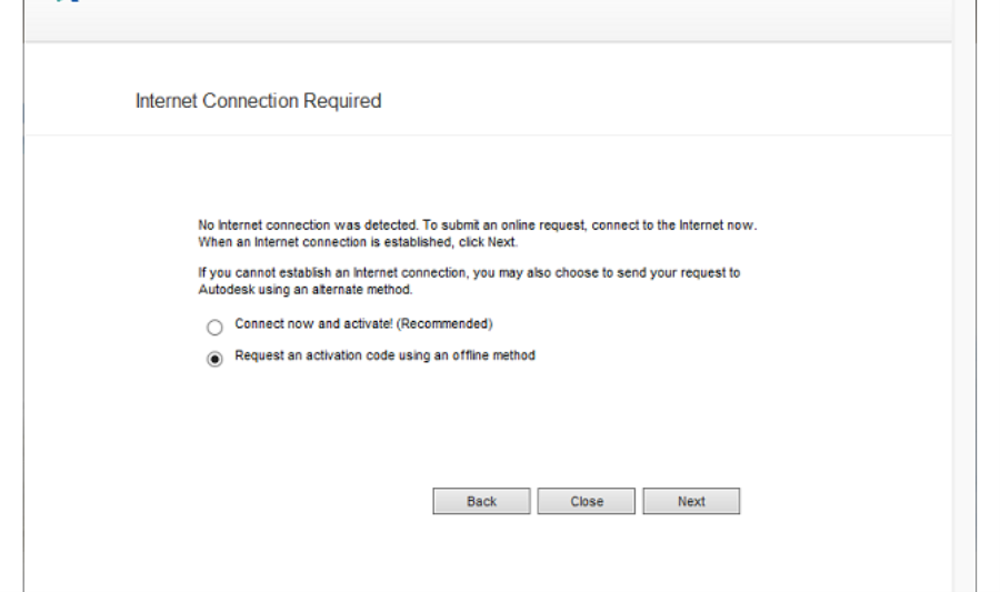 Chọn mục “Request an activation code using an offline method” và tiếp tục nhấn “Next”
